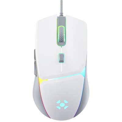 MOUSE USB GAMER CRUSADER RGB 7200DPI FORTREK BRANCO - Imagem 2