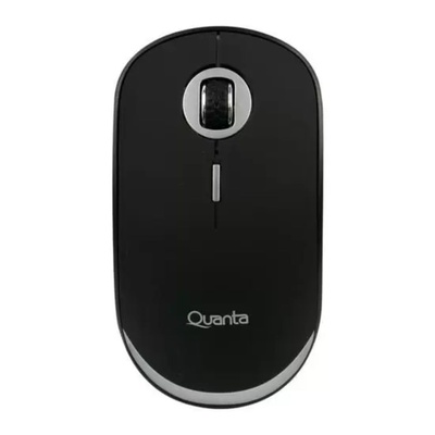 MOUSE SEM FIO QUANTA QTMS20 1600DPI PRETO E CINZA - Imagem 2