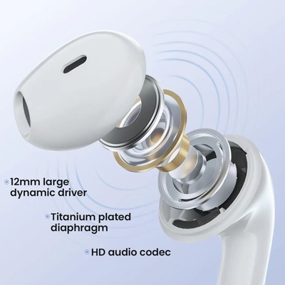 FONE DE OUVIDO AURICULAR BT HAYLOU X1 2023 SILVER - Imagem 3