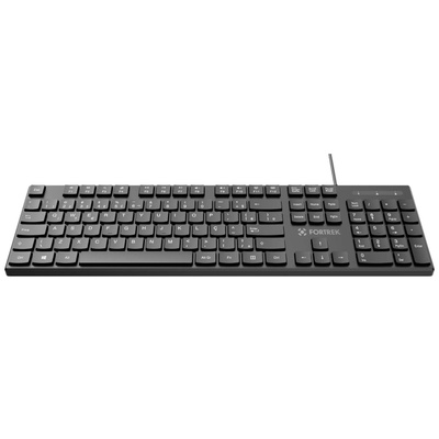 TECLADO USB SLIM K15 FORTREK PRETO - Imagem 3