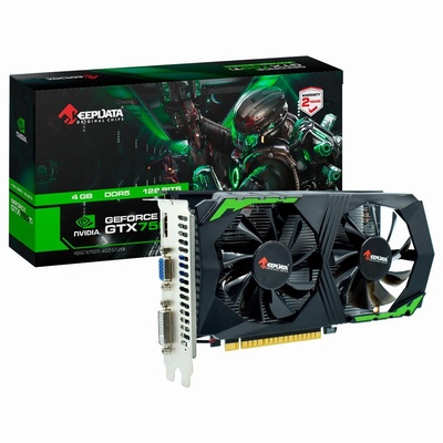 PLACA DE VÍDEO 4GB GTX750TI KEEPDATA DDR5 1020MHZ 128BIT VGA/DVI/HDMI - Imagem 2
