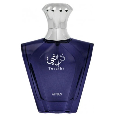 PERFUME AFNAN TURATHI BLUE MASCULINO EDP 90ML ARABE - Imagem 3
