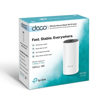 WIRELESS ROTEADOR TP LINK DECO M4 WHOLE HOME AC1200 MESH PACK1 - Imagem 3