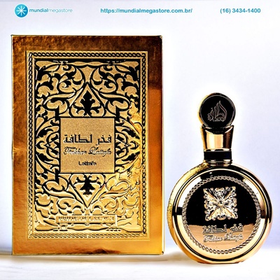 PERFUME LATTAFA PRIDE OF FAKHAR GOLD MASCULINO EDP 100ML ARABE - Imagem 4