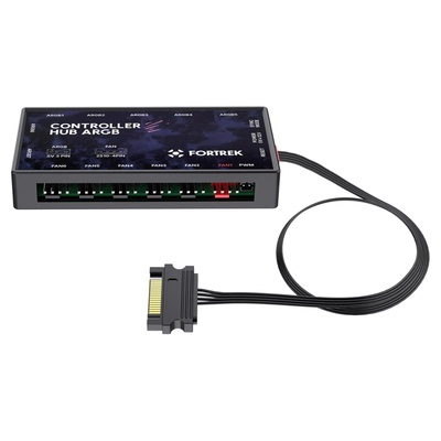 CONTROLADORA FAN HUB ARGB CONTROLLER FORTREK - Imagem 3