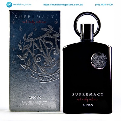 PERFUME AFNAN SUPREMACY NOT ONLY INTENSE MASCULINO EDP 150ML ARABE - Imagem 3