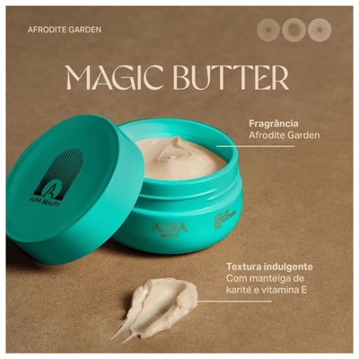 CREME HIDRATANTE AFRODITE GARDEN AURA BEAUTY ILUMINADORA 200G - Imagem 3