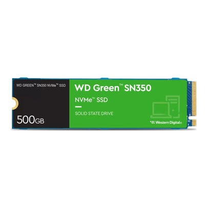 HD SATA SSD M.2 500GB NVME WESTER DIGITAL GREEN SN350 WDS500G2G0C SN350 - Imagem 2