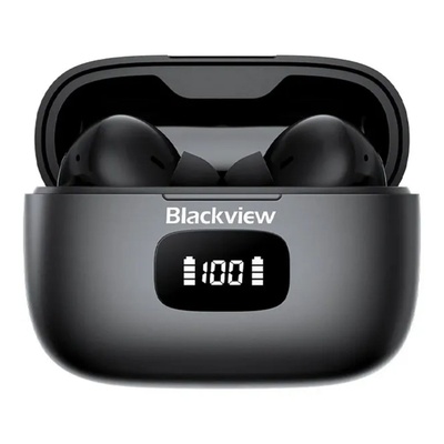 FONE DE OUVIDO AURICULAR BT BLACKVIEW AIRBUDS 8 HQ TRUE PRETO - Imagem 4