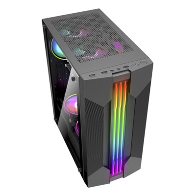 GABINETE GAMER ATX CG01A9 BIFROST K-MEX PRETO - Imagem 4