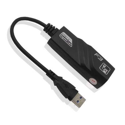 CABO ADAPTADOR DE REDE USB 3.0 PARA RJ45 LAN ETHERNET 10/100/100MBPS JC-AD-RJ45 F3 - Imagem 2