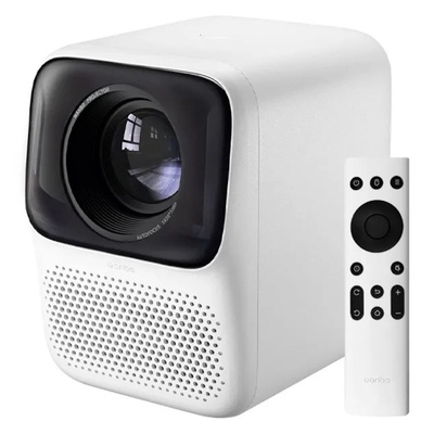 PROJETOR WANBO T2 MAX NEW 450 LUMENS HDMI PORTATIL BRANCO - Imagem 4