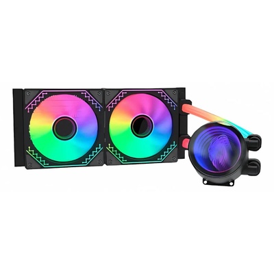 WATER COOLER 240MM ARGB WAC9 PRETO GAMING MASTER - Imagem 2