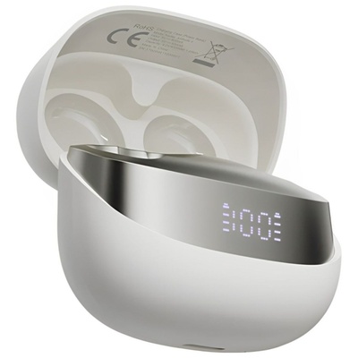 FONE DE OUVIDO AURICULAR BT BLACKVIEW AIRBUDS 9 TRUE BEGE E BRANCO - Imagem 3