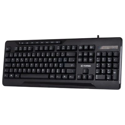 TECLADO USB MULTIMÍDIA OLK101 FK423K FORTREK PRETO - Imagem 3