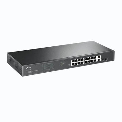 HUB 18 PORTAS 10/100/1000 TP LINK TL SG1218MP 16 POE RACK - Imagem 2