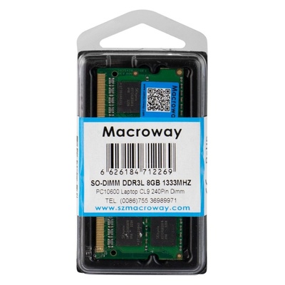 MEMORIA NOTEBOOK DDR3 8GB PC1333 MACROWAY - Imagem 2