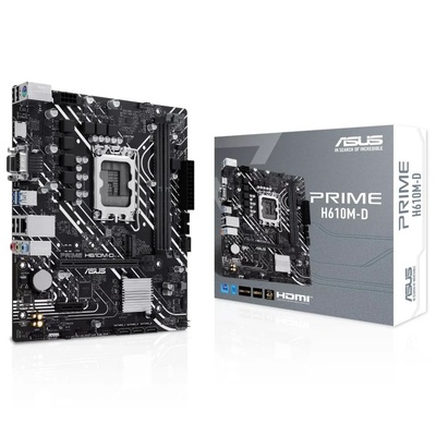 PLACA MÃE 1700 ASUS H610M-D PRIME D5/M.2/HDMI/VGA/DDR5 12G 13G 14 G - Imagem 2