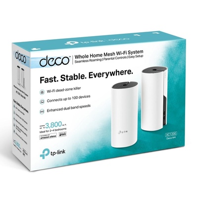 WIRELESS ROTEADOR TP LINK DECO M4 WHOLE HOME AC1200 MESH PACK2 - Imagem 3