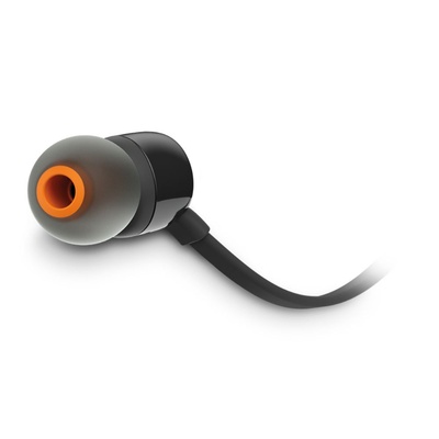 FONE DE OUVIDO AURICULAR COM MICROFONE P2 JBL TUNE 110 JBL110BK PRETO - Imagem 3