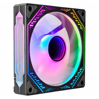 COOLER KIT 3 FANS 12MM ARGB COM CONTROLE E CONTROLADORA AATA INFINITY GAMING MASTER - Imagem 2