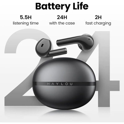 FONE DE OUVIDO AURICULAR BT HAYLOU X1 2023 PRETO - Imagem 4