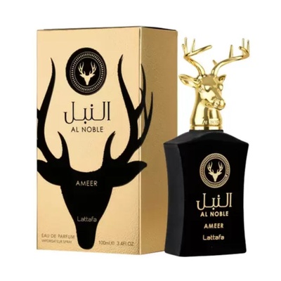 PERFUME LATTAFA AL NOBLE AMEER MASCULINO EDP 100ML ARABE - Imagem 2