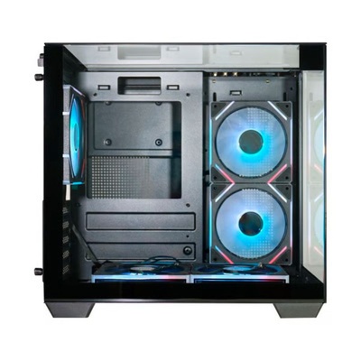 GABINETE GAMER MICRO ATX AQUARIO VISAO INFINITA 2 01X2 K-MEX PRETO - Imagem 2