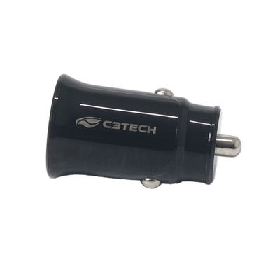 CARREGADOR VEICULAR 2 USB UCV 20BK C3 TECH - Imagem 2