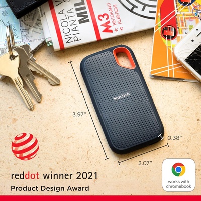 HD EXTERNO SSD 2.TB SANDISK SDSSDE61-2T00-G25 2TB - Imagem 2