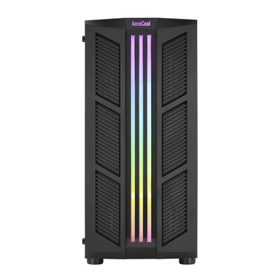 GABINETE GAMER ATX AEROCOOL PRIME RGB PRETO - Imagem 2