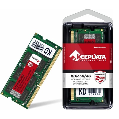 MEMORIA NOTEBOOK DDR3 4GB PC1600 KEEPDATA - Imagem 2