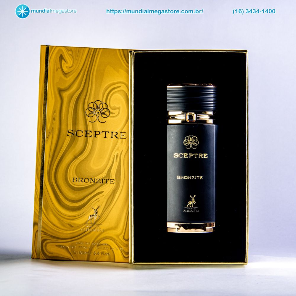 香水(男性用) Maison Alhambra Sceptre Bronzite Perfume Maison Alhambra Sceptre Bronzite Masculino Edp 100ml Arabe