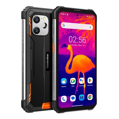 CELULAR BLACKVIEW BV8900 256GB 8GB 2CHIP GLOBAL LARANJA E PRETO - Imagem 2