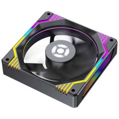 COOLER 12X12 FROSTY BLACK EDITION 12CM FORTREK - Imagem 2