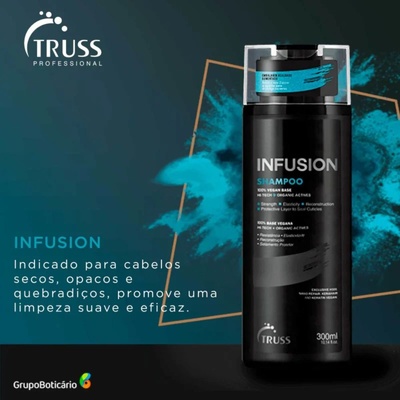 SHAMPOO TRUSS NUTRI INFUSION 300ML - Imagem 2
