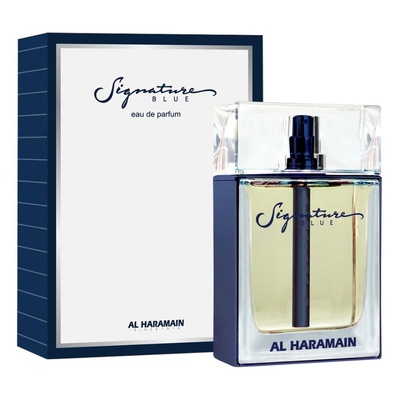 PERFUME AL HARAMAIN SIGNATURE BLUE MASCULINO EDP 100ML ARABE - Imagem 2