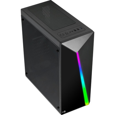 GABINETE GAMER ATX AEROCOOL SHARD RGB PRETO - Imagem 3