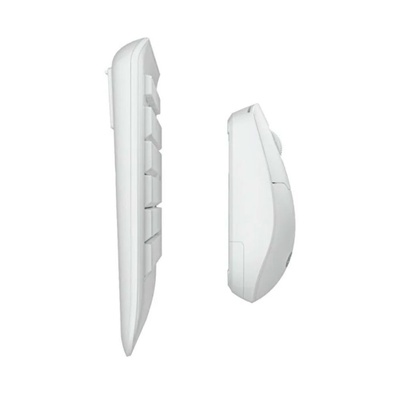 TECLADO E MOUSE SEM FIO LECOO KW202 BRANCO - Imagem 2