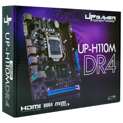 PLACA MÃE 1151 UP GAME H110M GD4 M.2/VGA/HDMI DDR4 6/7/8/9 G - Imagem 3