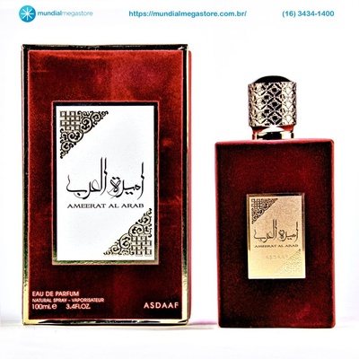 PERFUME ASDAAF AMEERATI AL ARAB RED FEMININO EDP 100ML ARABE - Imagem 3