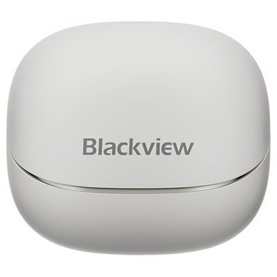 FONE DE OUVIDO AURICULAR BT BLACKVIEW AIRBUDS 9 TRUE BEGE E BRANCO - Imagem 5