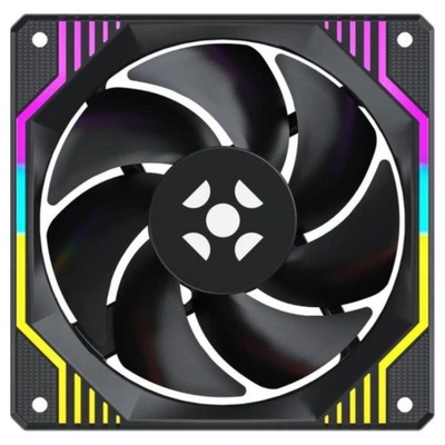 COOLER 12X12 FROSTY BLACK EDITION 12CM FORTREK - Imagem 5