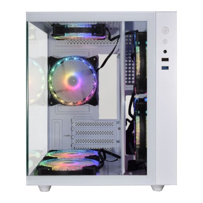 GABINETE GAMER MICRO ATX AQUARIO W2SB K-MEX BRANCO - Imagem 4