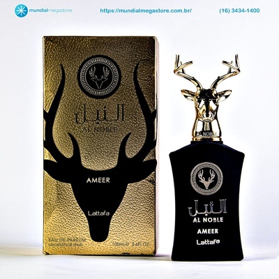 PERFUME LATTAFA AL NOBLE AMEER MASCULINO EDP 100ML ARABE - Imagem 4
