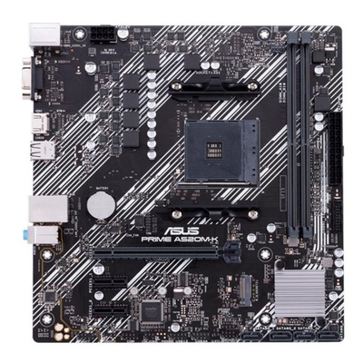PLACA MÃE AM4 ASUS AMD A520M-k PRIME M.2/HDMI/VGA/DVI/DDR4 - Imagem 2