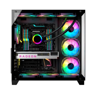 GABINETE GAMER ATX AQUARIO CG-02J1 K-MEX PRETO - Imagem 3