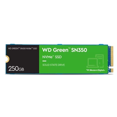 HD SATA SSD M.2 250GB NVME WESTER DIGITAL GREEN  SN350 WDS250 - Imagem 2