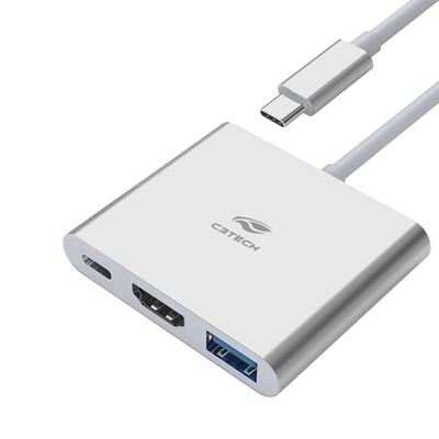 HUB USB-C 3.0 3 PORTAS HDMI HU-D10SI C3T - Imagem 2
