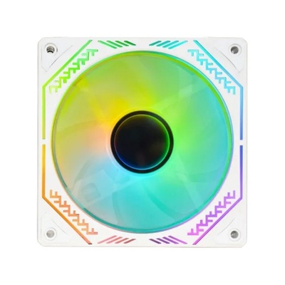 COOLER KIT 3 FANS 12MM ARGB COM CONTROLE E CONTROLADORA AARA GAMING MASTER WHITE - Imagem 5